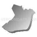 State House District 75, Rhode Island (Gray Gradient Fill with Shadow)