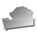 State House District 56, Rhode Island (Gray Gradient Fill with Shadow)