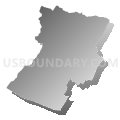 State House District 50, West Virginia (Gray Gradient Fill with Shadow)