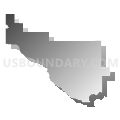 Assembly District 91, Wisconsin (Gray Gradient Fill with Shadow)