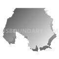 State Senate District 4, Maryland (Gray Gradient Fill with Shadow)