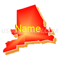 State Senate District 2, New York (Bright Blending Fill with Shadow)