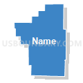 State Senate District 22, Ohio (Solid Fill with Shadow)