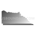 State Senate District 26, South Dakota (Gray Gradient Fill with Shadow)