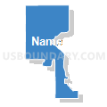 State Senate District 2, Wyoming (Solid Fill with Shadow)