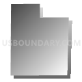 Census Tract 8105, Maricopa County, Arizona (Gray Gradient Fill with Shadow)