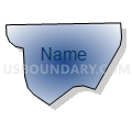 Census Tract 8126, Maricopa County, Arizona (Radial Fill with Shadow)