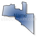 Census Tract 7233.04, Maricopa County, Arizona (Radial Fill with Shadow)