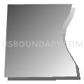 Census Tract 4222.12, Maricopa County, Arizona (Gray Gradient Fill with Shadow)