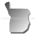 Census Tract 6107, Maricopa County, Arizona (Gray Gradient Fill with Shadow)