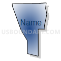 Census Tract 2168.07, Maricopa County, Arizona (Radial Fill with Shadow)