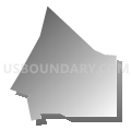 Census Tract 5027.02, Santa Clara County, California (Gray Gradient Fill with Shadow)