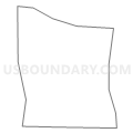 Census Tract 74.33, Sacramento County, California (Light Gray Border)