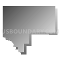 Census Tract 73.05, San Bernardino County, California (Gray Gradient Fill with Shadow)