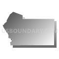 Census Tract 8, Las Animas County, Colorado (Gray Gradient Fill with Shadow)