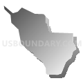Census Tract 2, Las Animas County, Colorado (Gray Gradient Fill with Shadow)