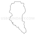 Census Tract 9519.02, Garfield County, Colorado (Light Gray Border)