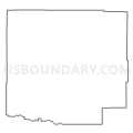 Census Tract 9696, Crowley County, Colorado (Light Gray Border)