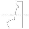 Census Tract 9706, La Plata County, Colorado (Light Gray Border)