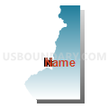 Census Tract 9706, La Plata County, Colorado (Blue Gradient Fill with Shadow)