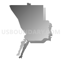 Census Tract 9693, Montezuma County, Colorado (Gray Gradient Fill with Shadow)