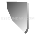 Census Tract 141.10, Douglas County, Colorado (Gray Gradient Fill with Shadow)