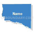 Census Tract 36, Pueblo County, Colorado (Solid Fill with Shadow)