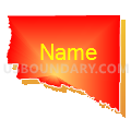 Census Tract 36, Pueblo County, Colorado (Bright Blending Fill with Shadow)