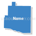 Census Tract 31.04, Pueblo County, Colorado (Solid Fill with Shadow)