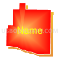 Census Tract 31.04, Pueblo County, Colorado (Bright Blending Fill with Shadow)