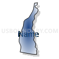 Census Tract 29.03, Pueblo County, Colorado (Radial Fill with Shadow)