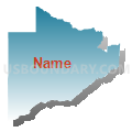 Census Tract 28.06, Pueblo County, Colorado (Blue Gradient Fill with Shadow)