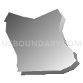 Census Tract 141.32, Douglas County, Colorado (Gray Gradient Fill with Shadow)