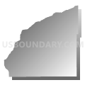 Census Tract 9664, Logan County, Colorado (Gray Gradient Fill with Shadow)