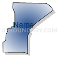 Census Tract 51.11, El Paso County, Colorado (Radial Fill with Shadow)