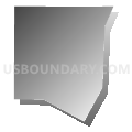 Census Tract 63.02, El Paso County, Colorado (Gray Gradient Fill with Shadow)