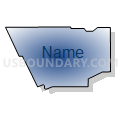 Census Tract 72.02, El Paso County, Colorado (Radial Fill with Shadow)