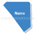 Census Tract 41, El Paso County, Colorado (Solid Fill with Shadow)