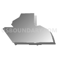 Census Tract 43, El Paso County, Colorado (Gray Gradient Fill with Shadow)