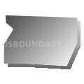 Census Tract 62, El Paso County, Colorado (Gray Gradient Fill with Shadow)