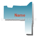 Census Tract 59, El Paso County, Colorado (Blue Gradient Fill with Shadow)
