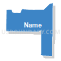 Census Tract 59, El Paso County, Colorado (Solid Fill with Shadow)