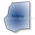 Census Tract 56.02, El Paso County, Colorado (Radial Fill with Shadow)