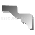 Census Tract 45.02, El Paso County, Colorado (Gray Gradient Fill with Shadow)