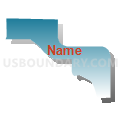 Census Tract 45.02, El Paso County, Colorado (Blue Gradient Fill with Shadow)