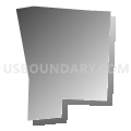 Census Tract 16, El Paso County, Colorado (Gray Gradient Fill with Shadow)