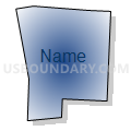 Census Tract 16, El Paso County, Colorado (Radial Fill with Shadow)