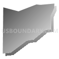 Census Tract 51.05, El Paso County, Colorado (Gray Gradient Fill with Shadow)