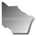 Census Tract 37.09, El Paso County, Colorado (Gray Gradient Fill with Shadow)