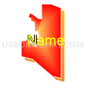 Census Tract 54, El Paso County, Colorado (Bright Blending Fill with Shadow)